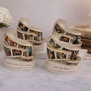 Gone With the Wind Bradford Exchange Porcelain Figurines – Set of 4